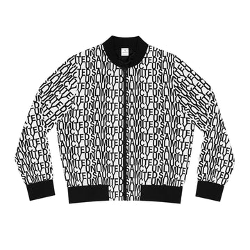 Saucy Unlimited New York Print Bomber Jacket