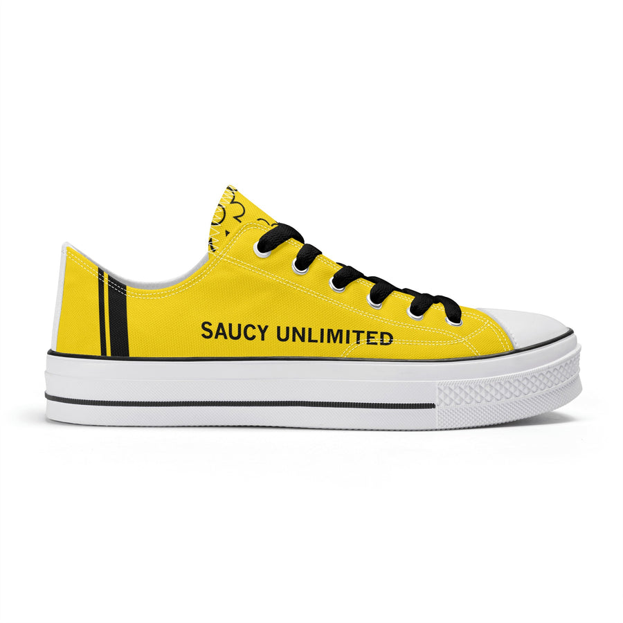 Yellow Saucy Unlimited Classic Low Top Canvas Shoes