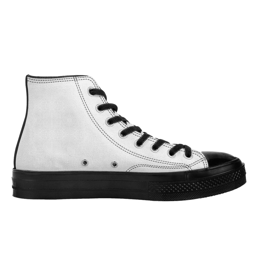 White Saucy Unlimited High Top Canvas Shoes