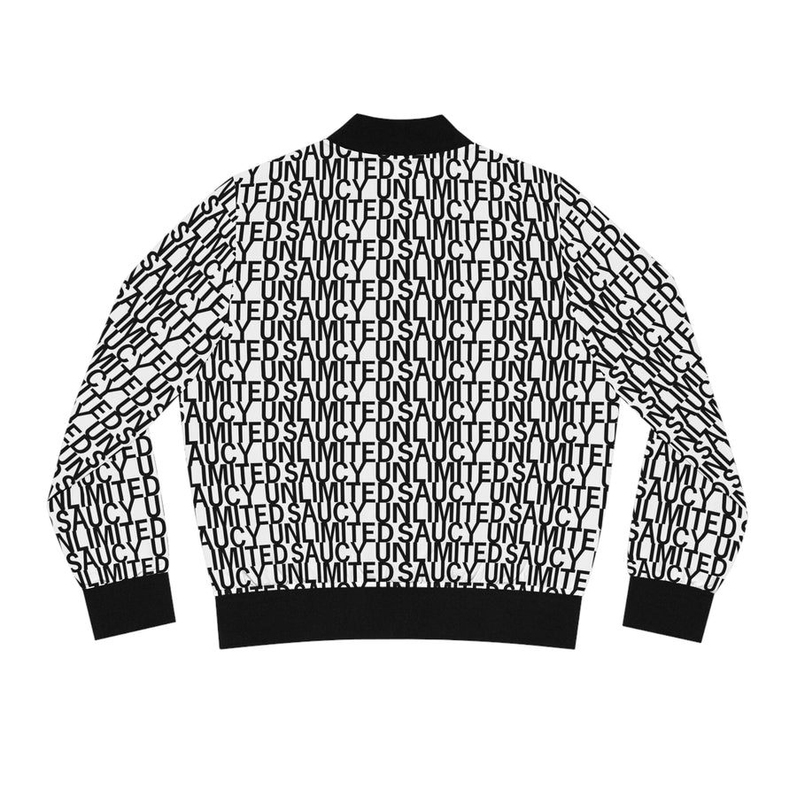Saucy Unlimited New York Print Bomber Jacket