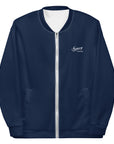 Saucy Unlimited Small White Logo Navy Blue Jacket