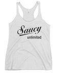 Saucy Unlimited Black Logo Tank