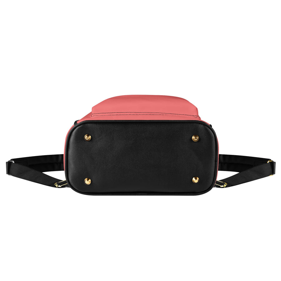 Saucy Unlimited Pink Mini Backpack / Purse, Black Logo
