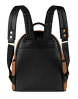 Saucy Unlimited Coffee Brown Backpack / Purse, Black Logo