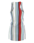 SAUCY UNLIMITED Signature Print Fabric Racerback Dress