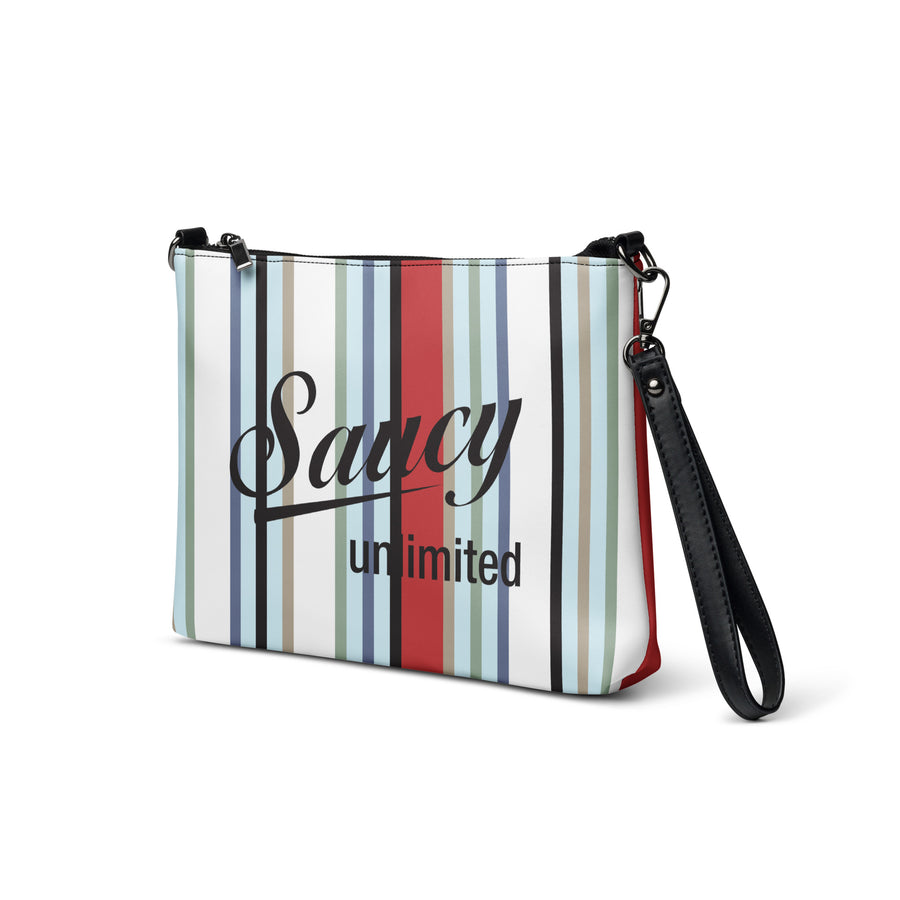 Saucy Unlimited Signature Fabric Pattern Crossbody Bag