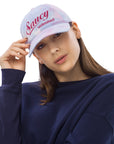 Saucy Unlimited Pink Logo Tie Dye Hat