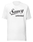 Saucy Unlimited Black Logo T-shirt