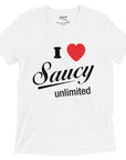 'I Love Saucy Unlimited' Short Sleeve T-shirt