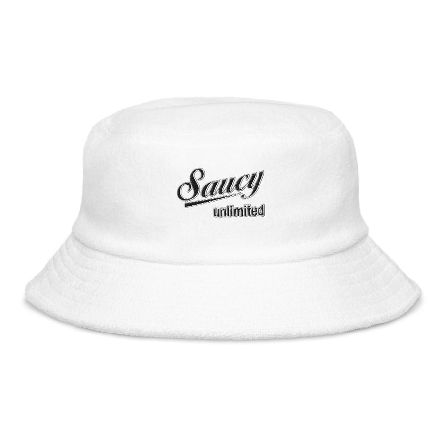 Saucy Unlimited Terry Cloth Saucy Unlimited Logo Bucket Hat