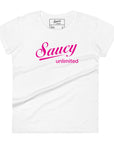 Saucy Unlimited Pink Logo Tee