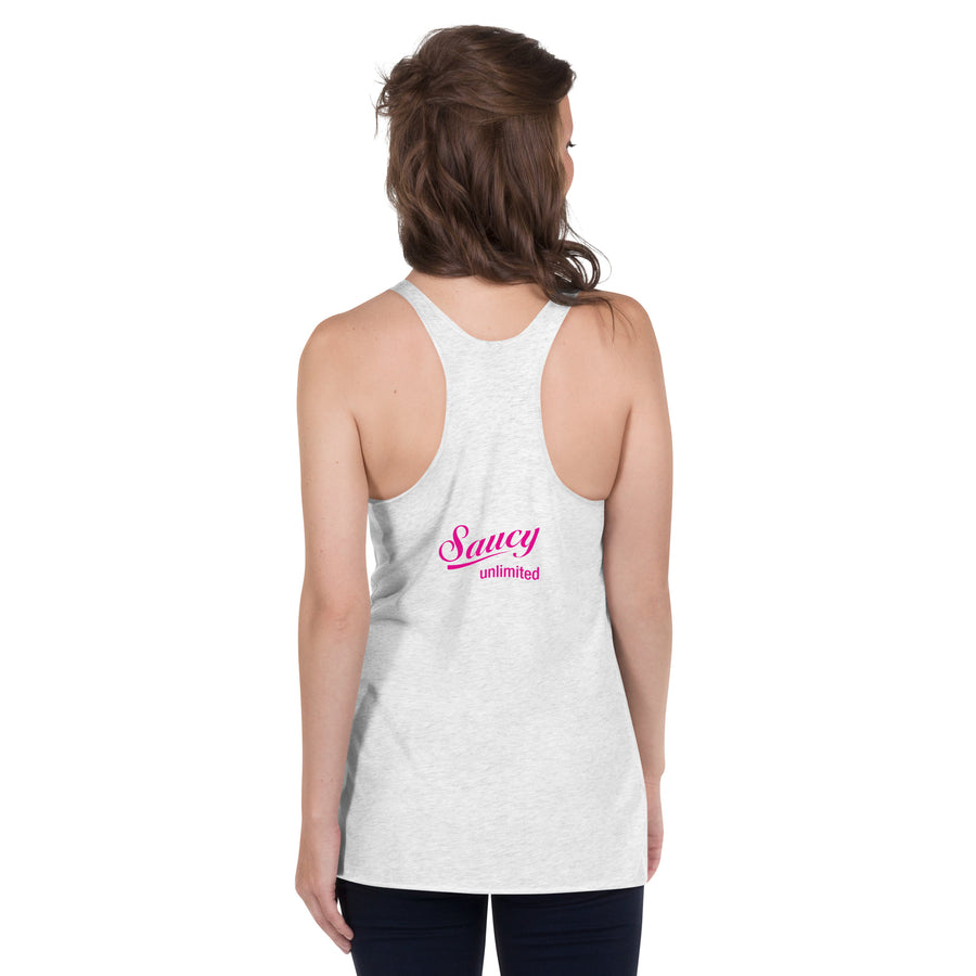Saucy Unlimited Hibiscus Logo Tank