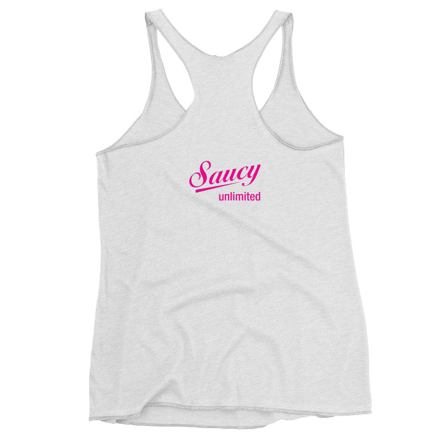 Saucy Unlimited Hibiscus Logo Tank