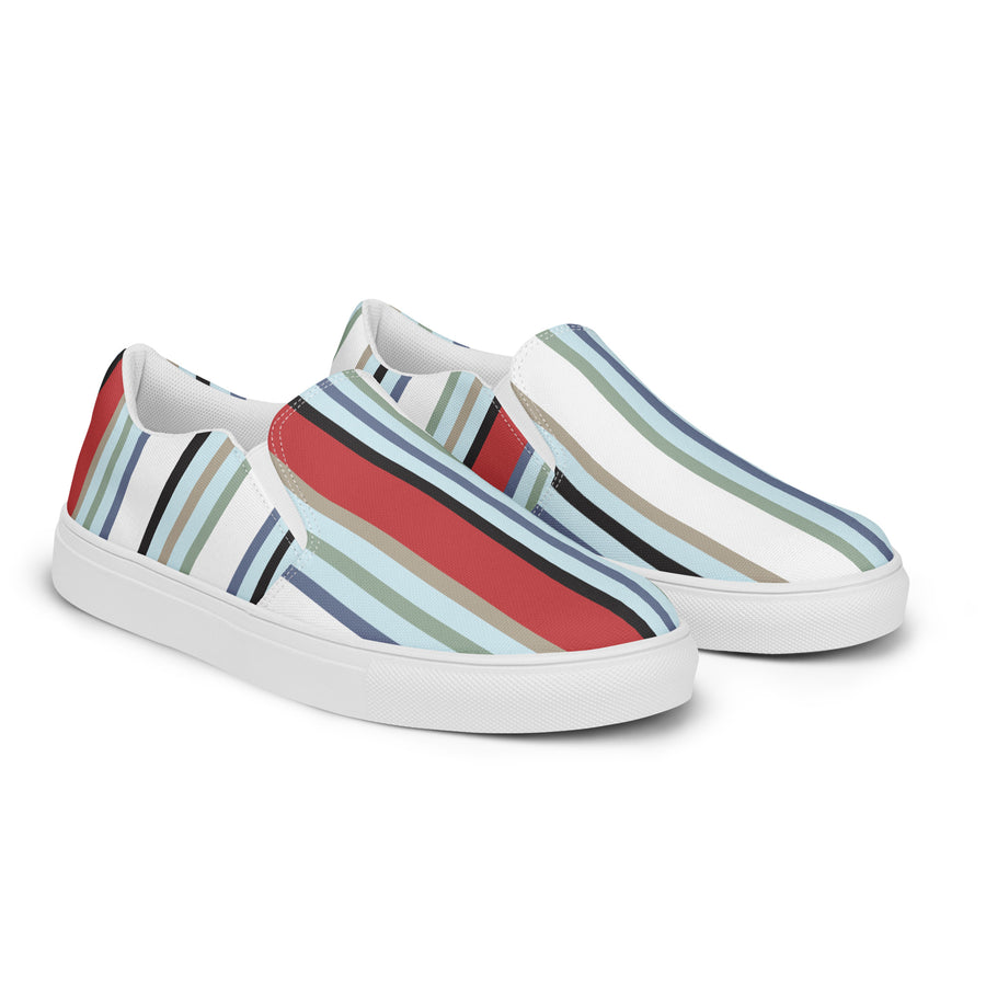 Saucy Unlimited Signature Fabric Pattern Slip-on Canvas Shoes